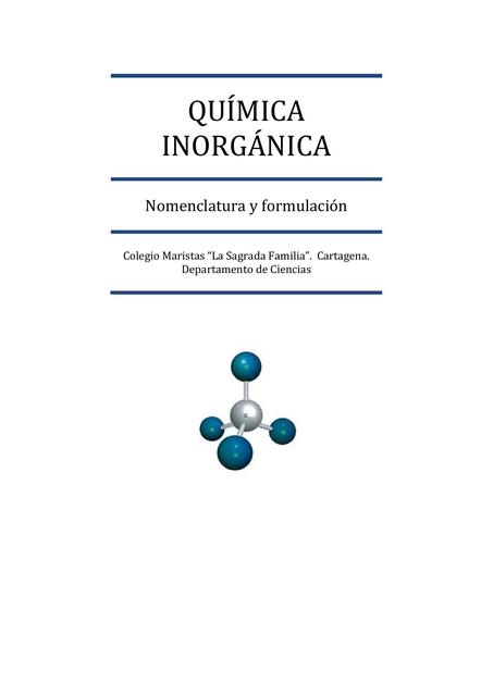 Química Inorgánica 