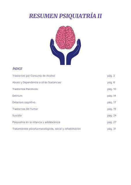 Resumen Psiquiatría 