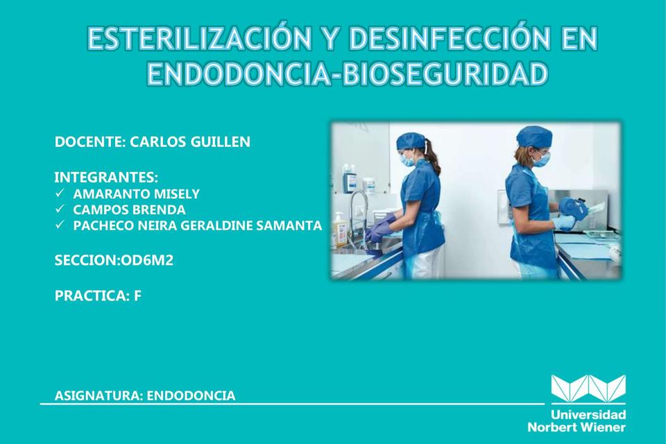 Bioseguridad y Esterilización en Endociencia