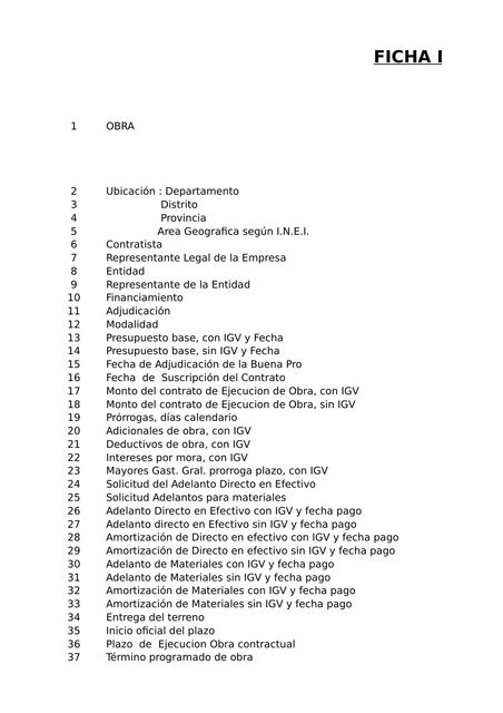 Ficha de Identificación de la Obra 