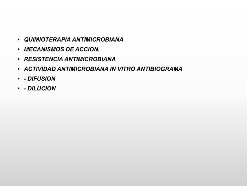 Actividad Antimicrobiana 