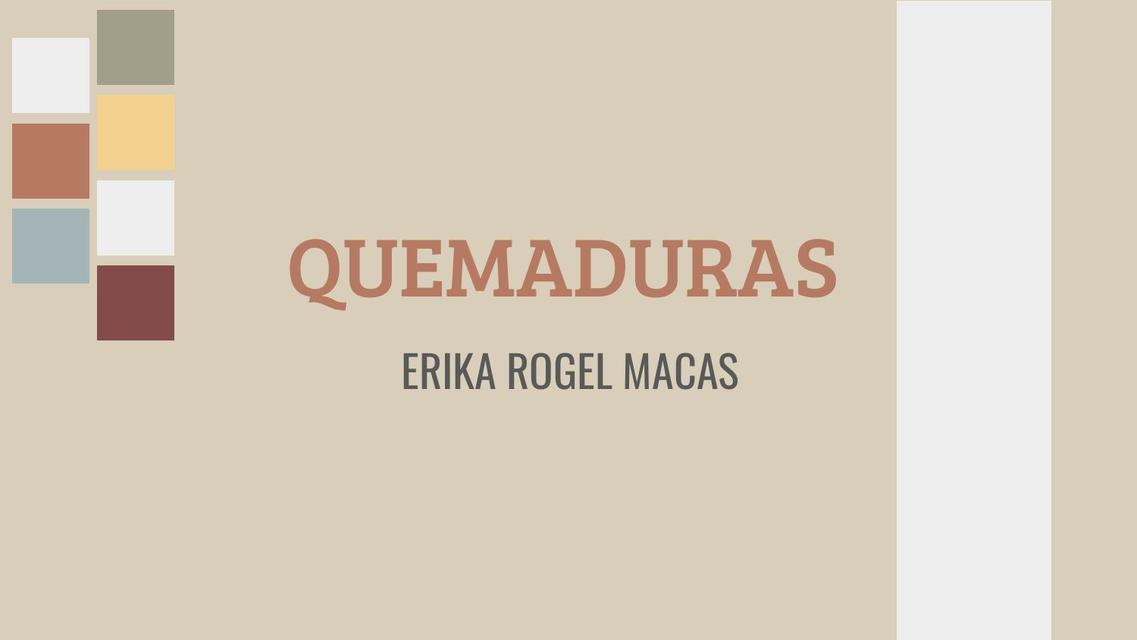 Quemaduras