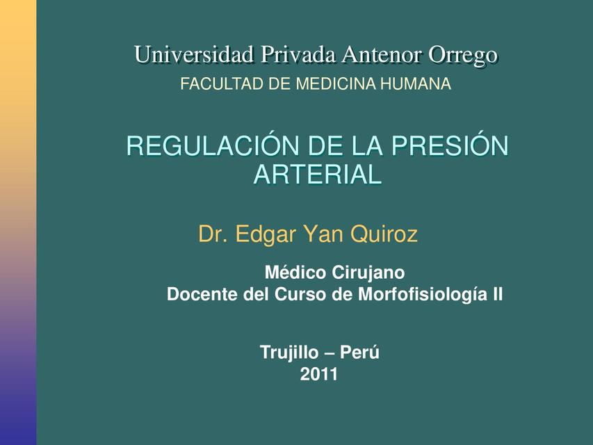 Regulación de la Presión Arterial - Fisiología | Modo Estudiante MEHU ...
