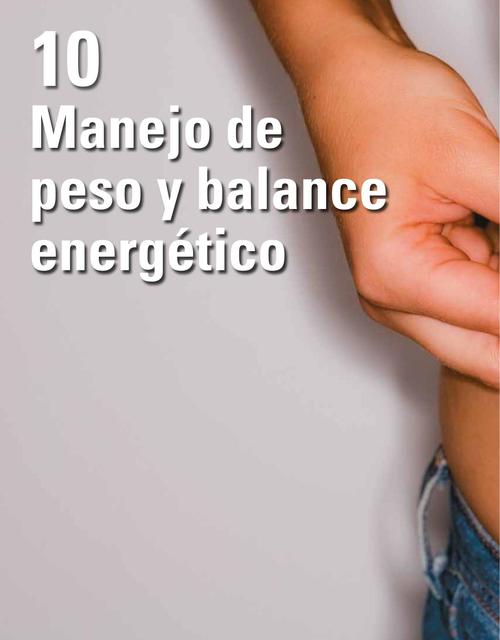 Manejo de Peso y Balance Energético