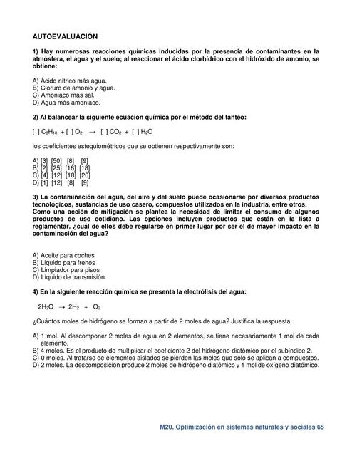 OptimizaciÓn en recursos naturales y procesos sociales