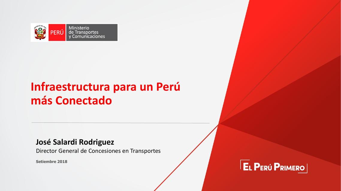 Infraestructura para un Perú más Conectado