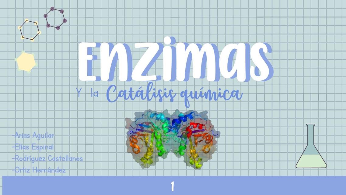 Enzimas y la catálisis química