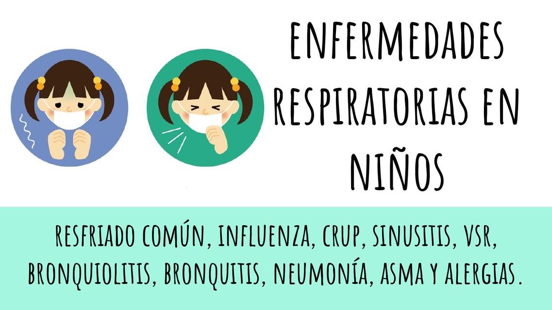 Enfermedades respiratorias en niños