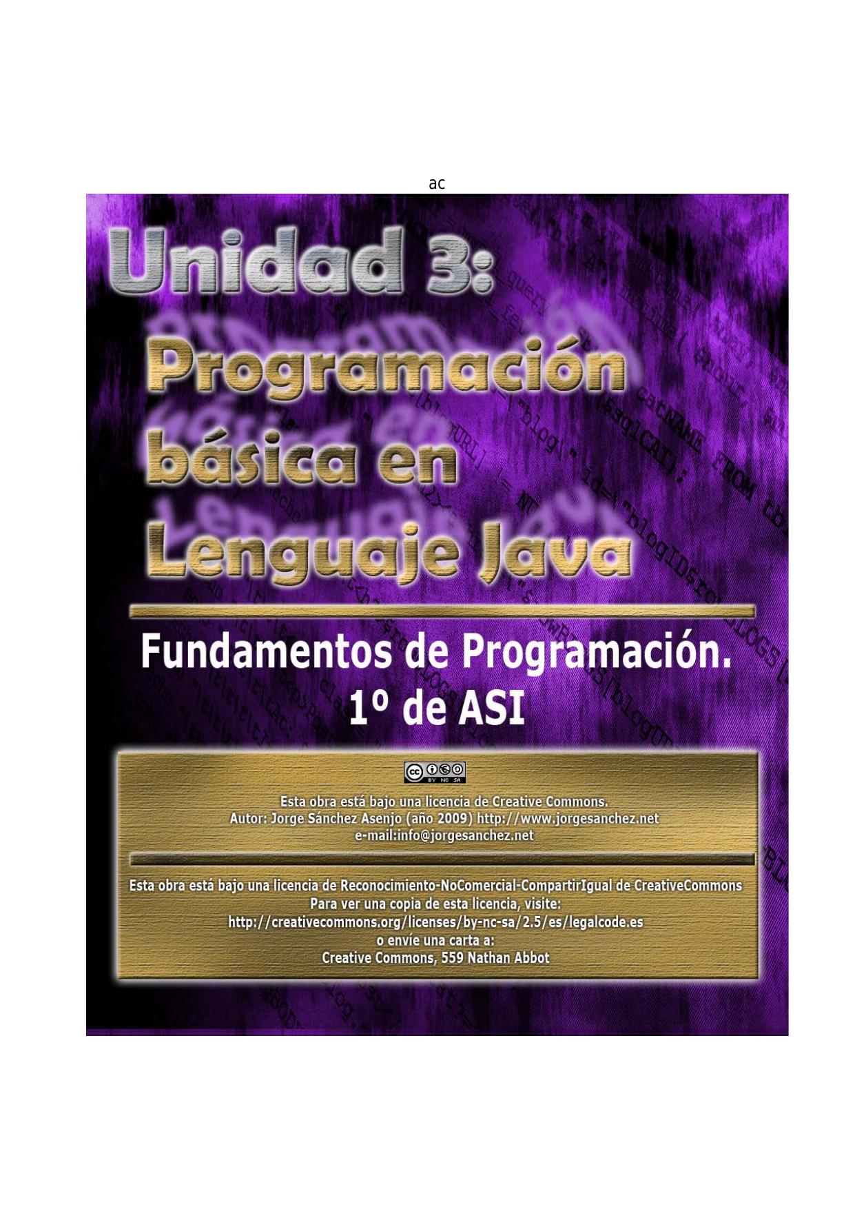 Programacion Basica En Java