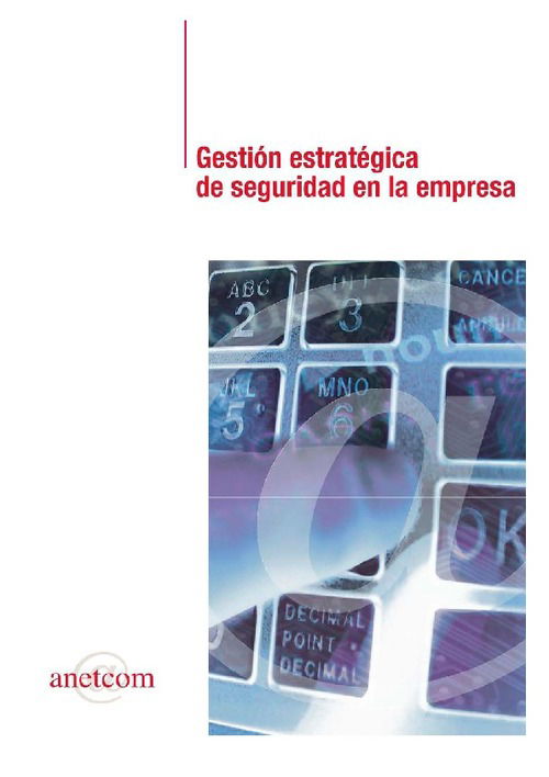 Gestion Estratégica De Seguridad En Las Empresas