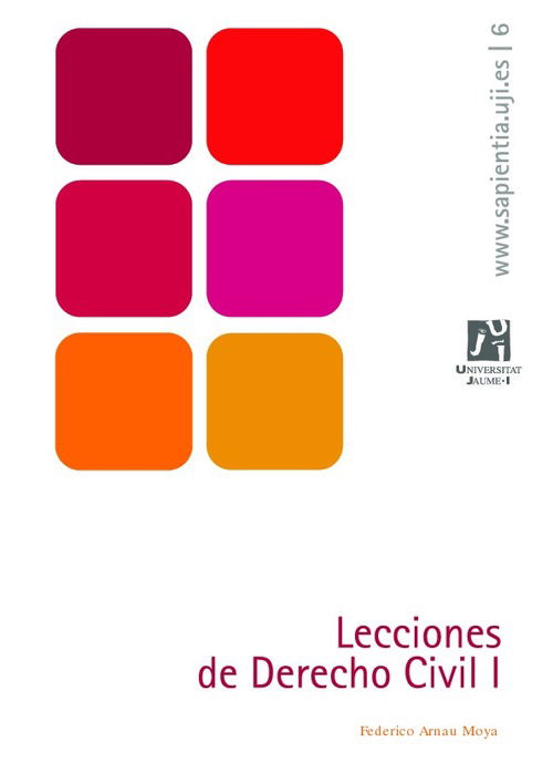 Lecciones De Derecho Civil I