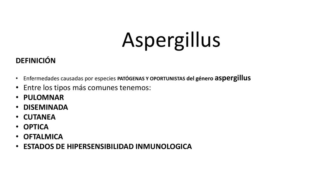 Aspergillus 