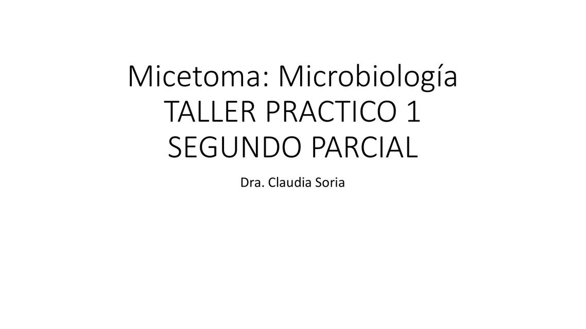 Micetoma 