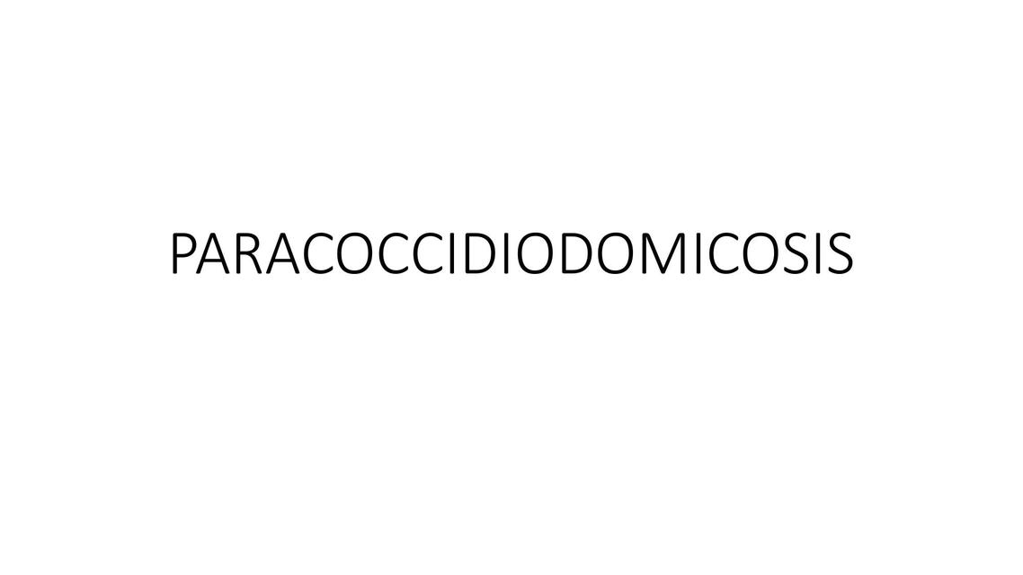 Paracoccidiodes