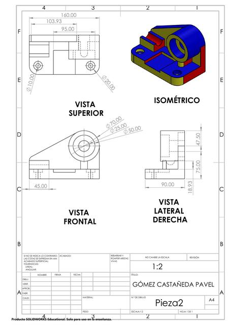 Pieza Isométrica