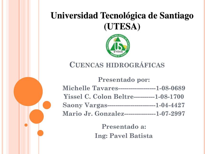 Cuencas Hidrográficas 