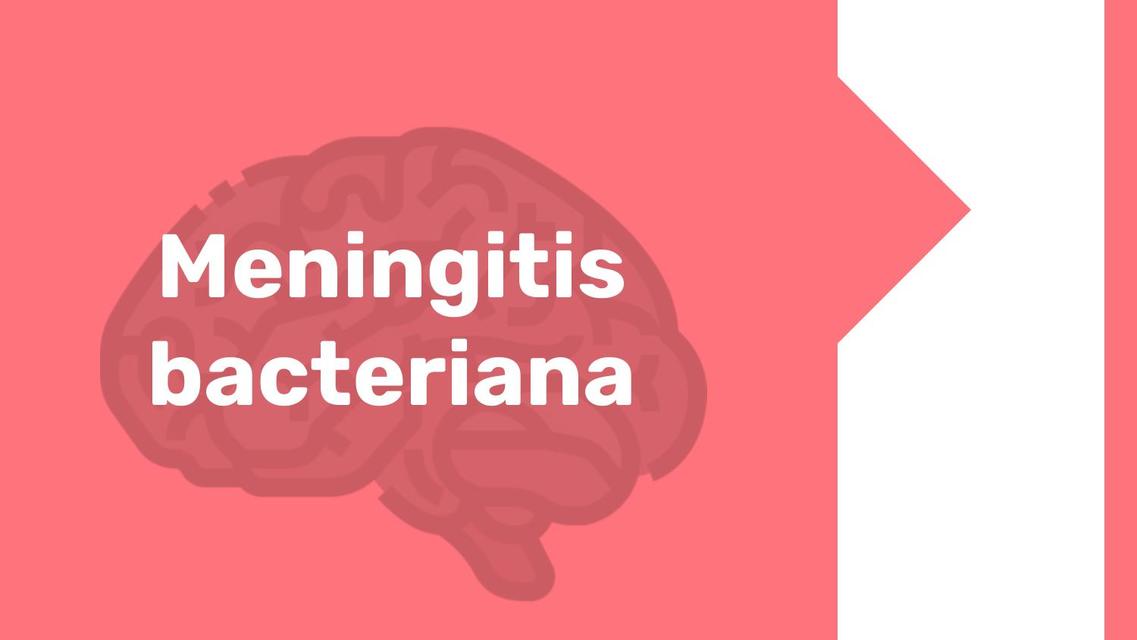 Meningitis Bacteriana 