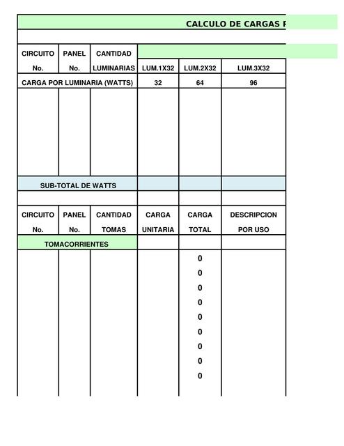 Cálculo de Iluminación y Balance Completo