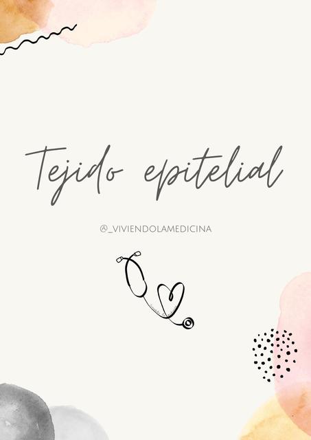 Tejido epitelial