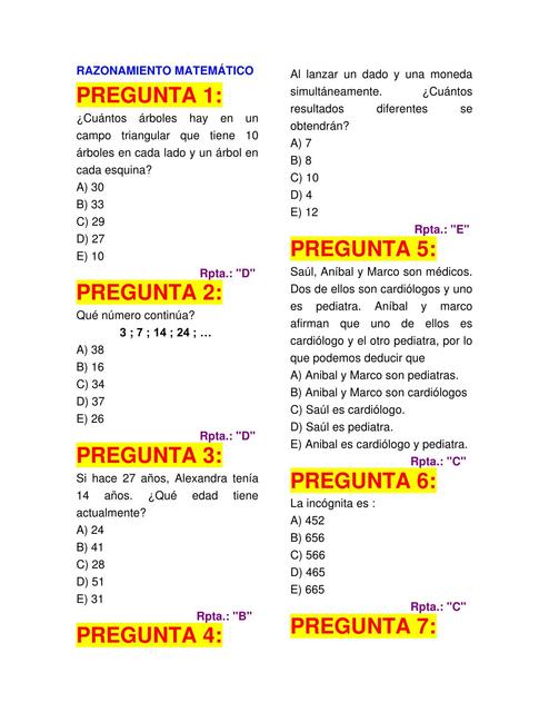 Razonamiento Matemático