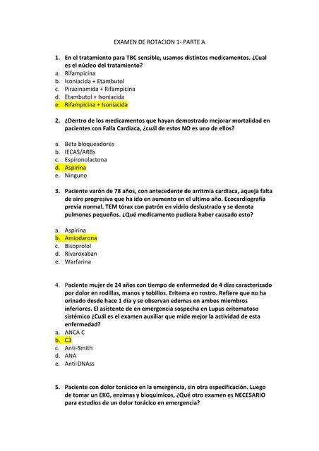 Examen de Rotación Primera Parte