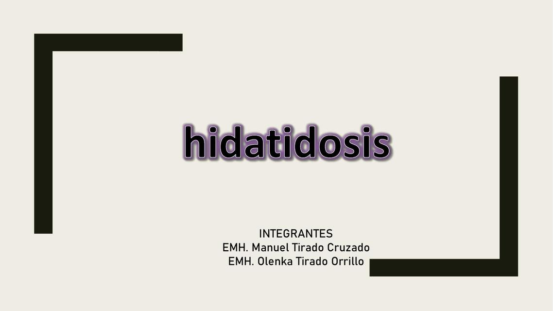 Hidatidosis