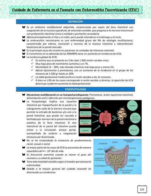 Enterocolitis necrotizante