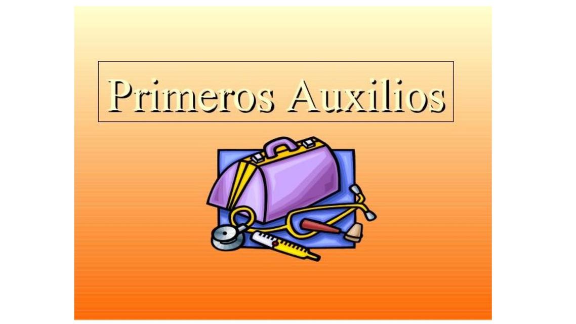 Primeros Auxilios