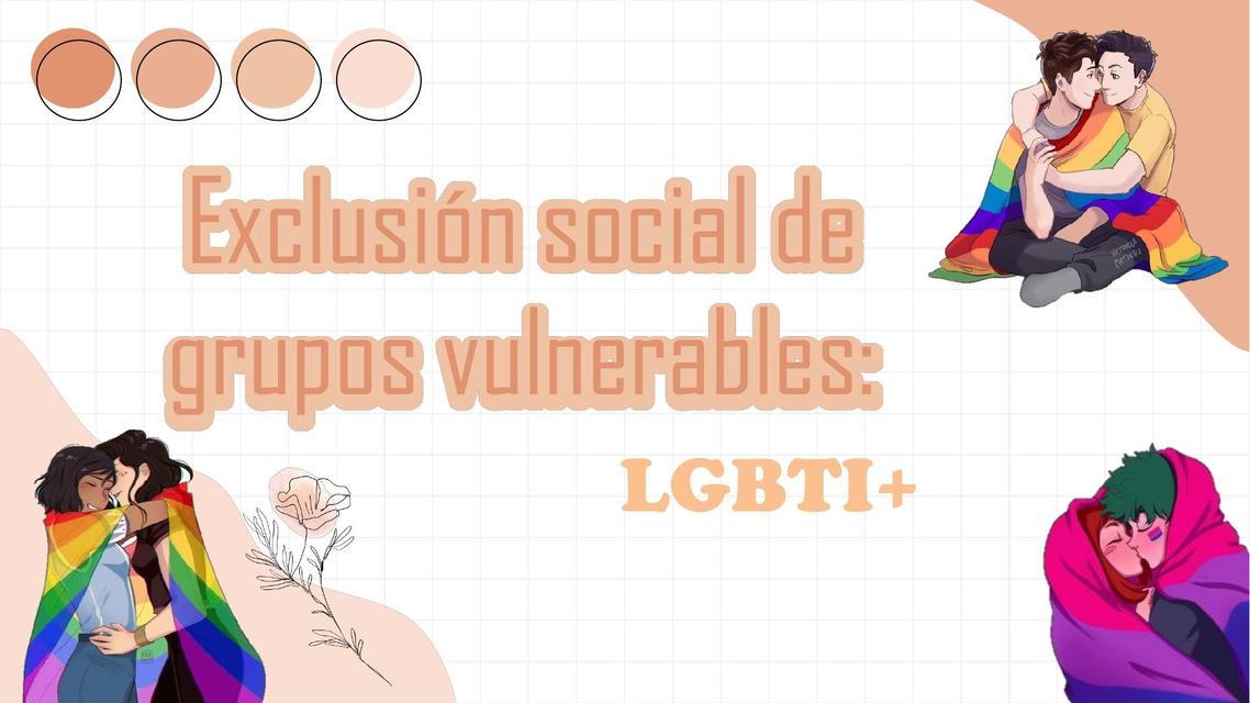 Exclusión social de los grupos vulnerables LGBTI