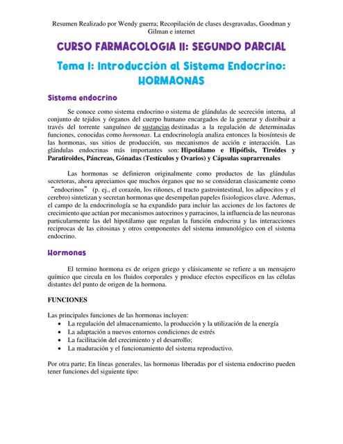 Sistema Endocrino