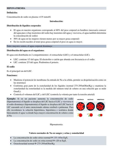 Hiponatremia 