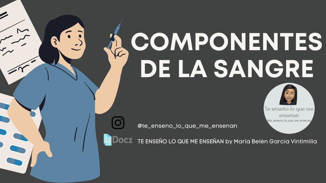 Componentes de la sangre