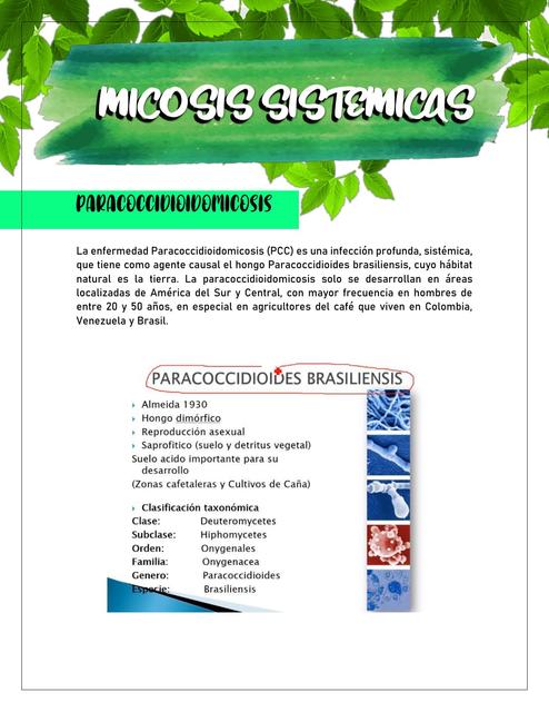 Micosis Sistemicas