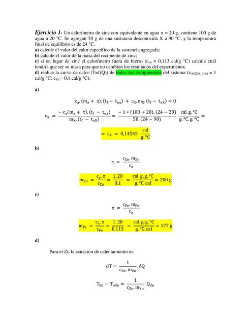 Guía Termodinámica UTN