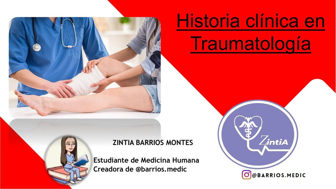 Historia clínica en traumatología