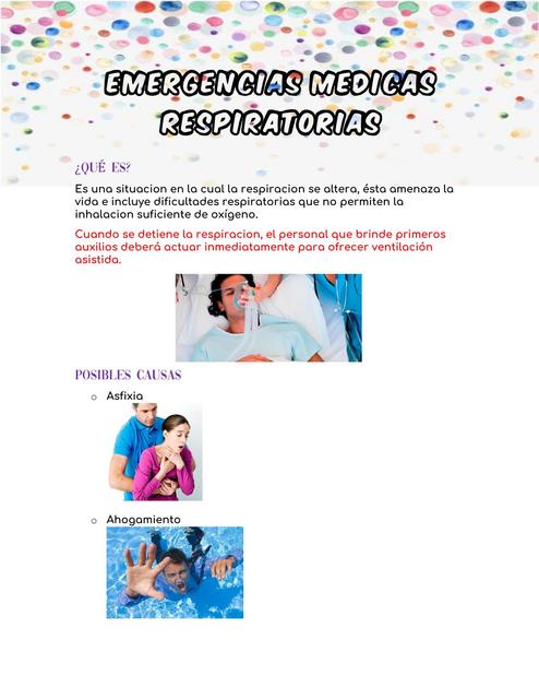 Emergencias Medicas Respiratorias 