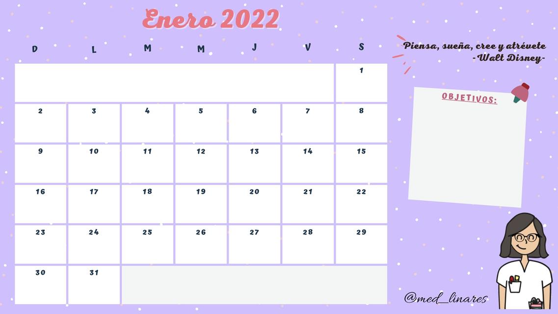 Planner y Horario 2022