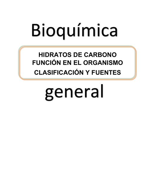 Hidratos de Carbono 