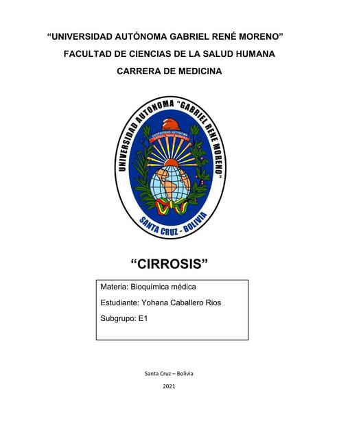 Cirrosis Hepática