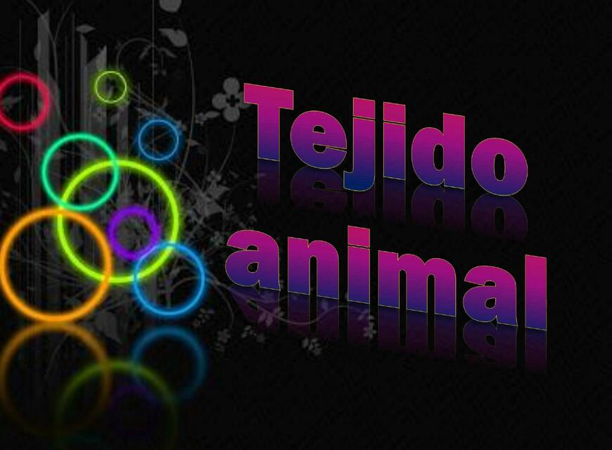 Tejido Animal y Vegetal