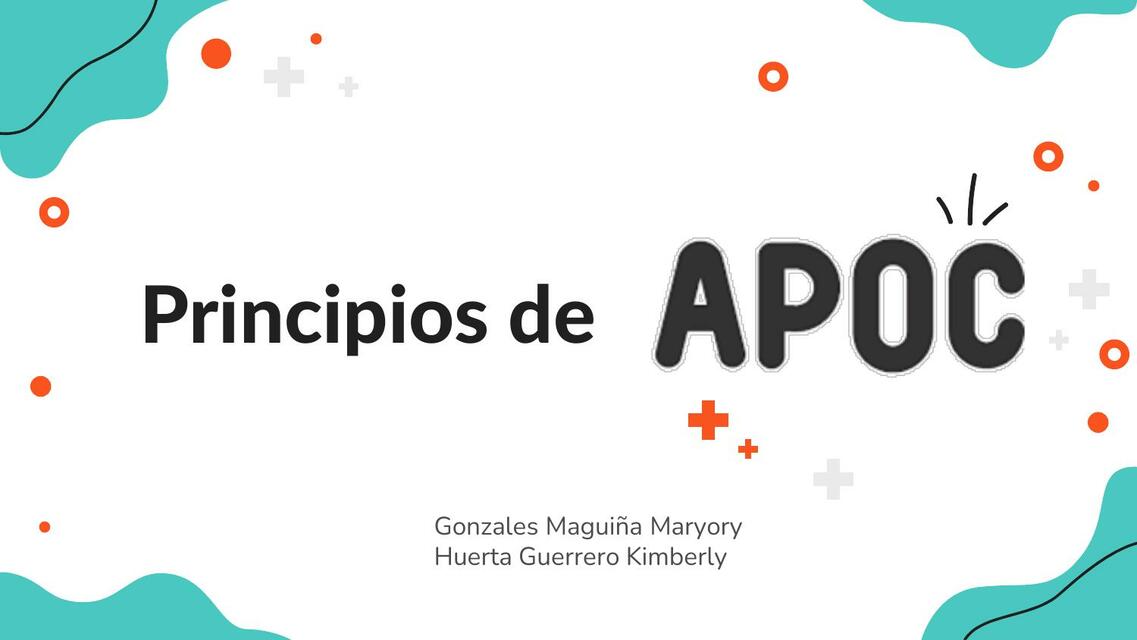 Principios de APOC