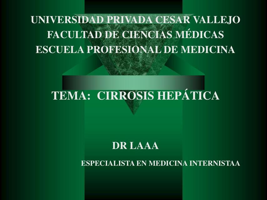 Cirrosis Hepática 