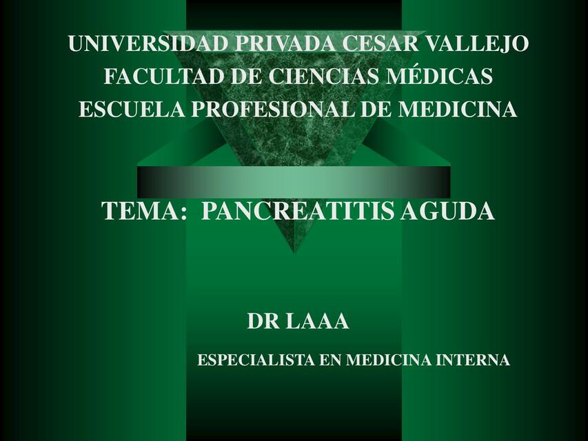 Pancreatitis Aguda 