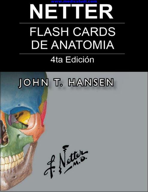 Flash Cards de Anatomía 