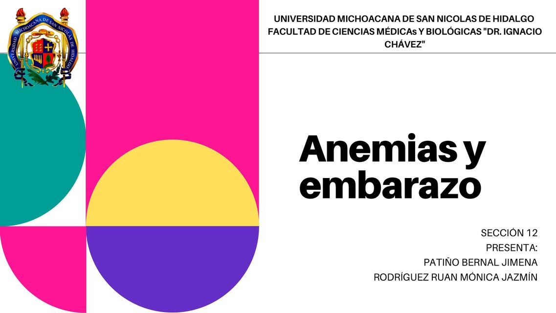 Anemias y Embarazo