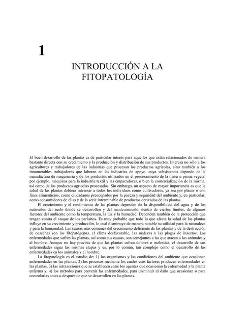 Introducción a la fitopatología