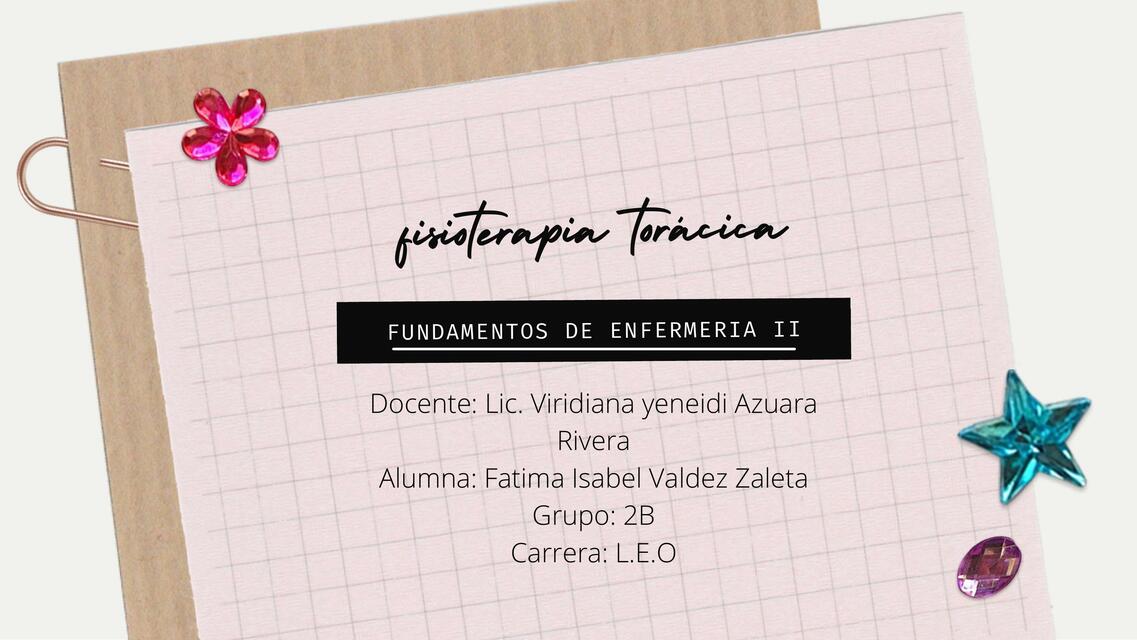 Fisioterapia Torácica