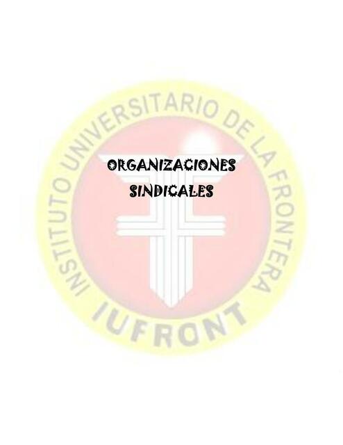 Organizaciones Sindicales