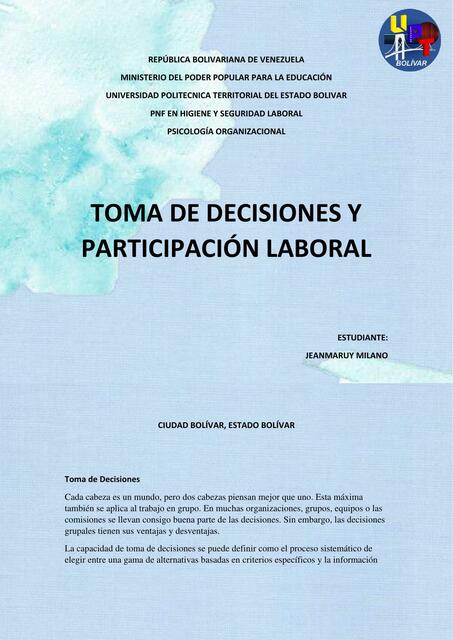 ventajas y desventajas de la toma de decisiones en grupo