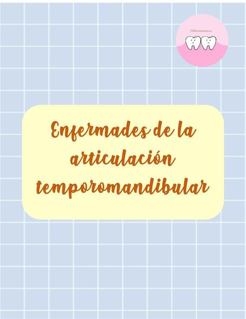 Enfermedades de la articulación temporomandibular